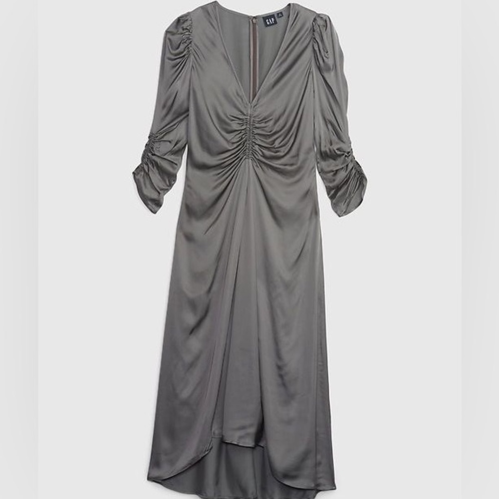 GAP Long Sleeve Gray Dress